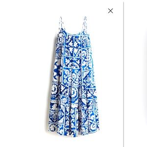 H&M Tie Strap Maxi Dress, size L